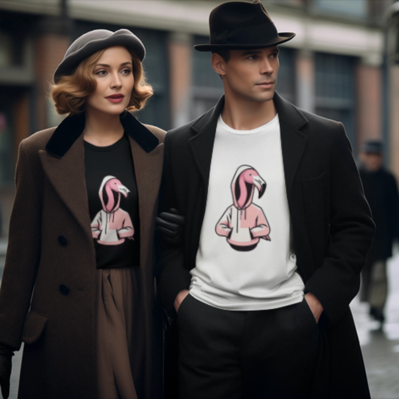 T-shirt -フラミンフーディA 4104