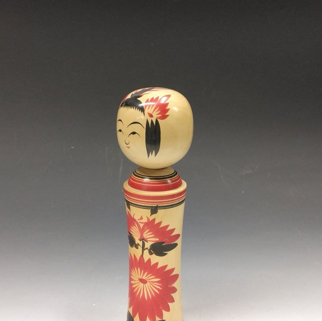 名工 小山今朝記｜KOYAMA Kesaki(宮城, 1940- ) 鳴子系 伝統こけし