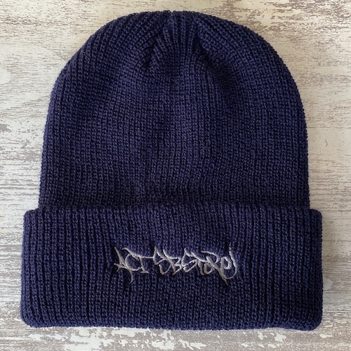 【ACT】TAG BEANIE  (NAVY)