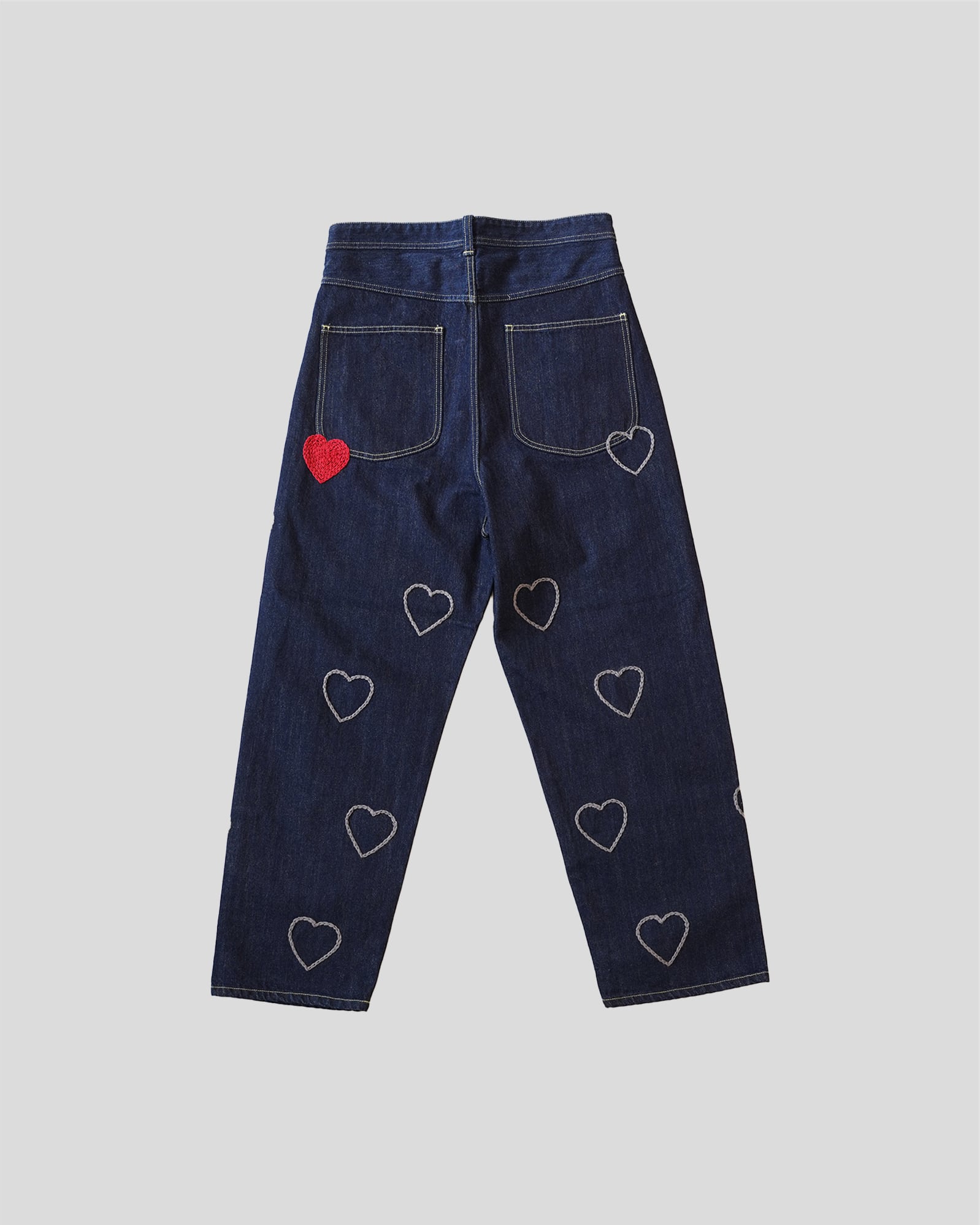 CC HAPPY DENIM 5P PANTS -HEARTFULL O.W- | BEARD ROOM