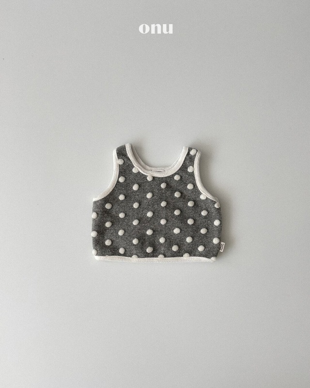 予約⌇onu/ Wool pompom vest