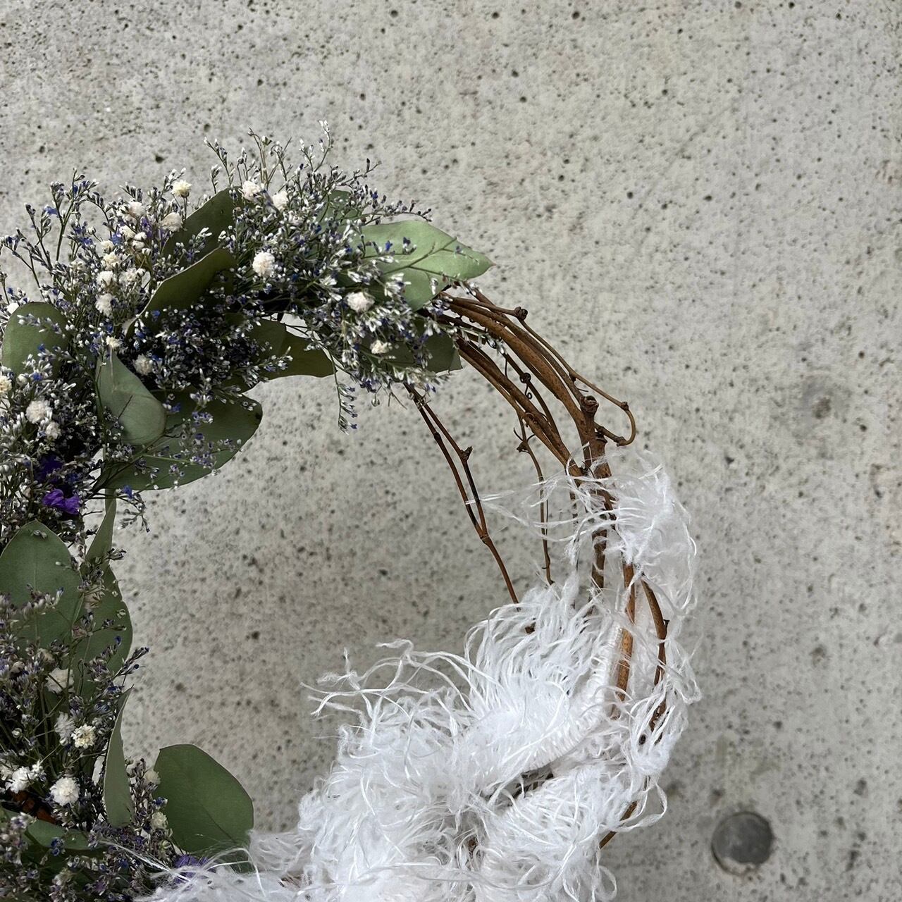 Xmas dried flower wreathe ドライフラワー　リース