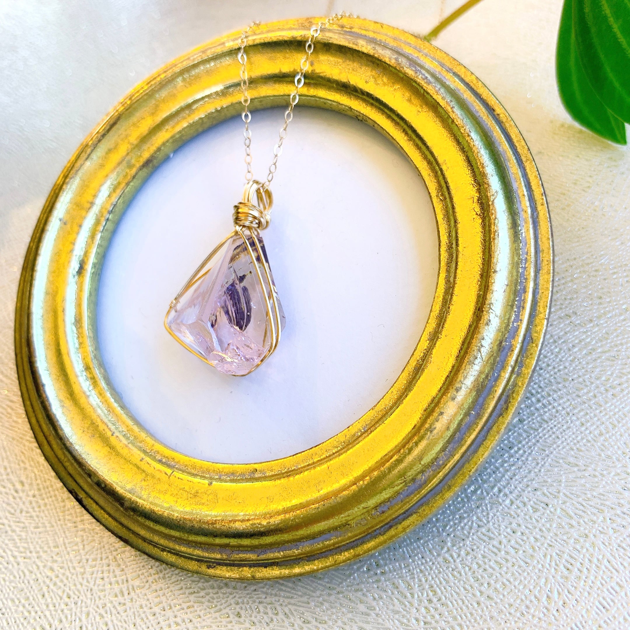 お値下げ　アンダラクリスタル 　希少ローズドフランス　267g お値下げ アンダラクリスタル 希少ローズドフランス 267g