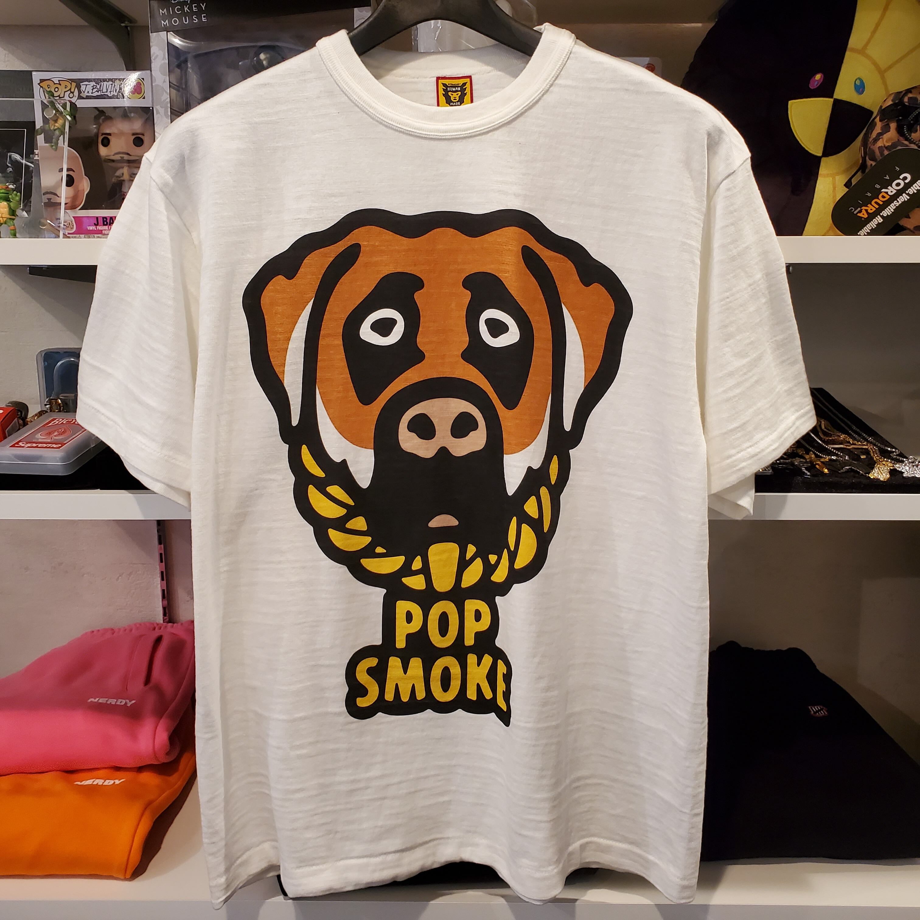 【XL】POP SMOKE T-SHIRT WHITE HUMAN MADE