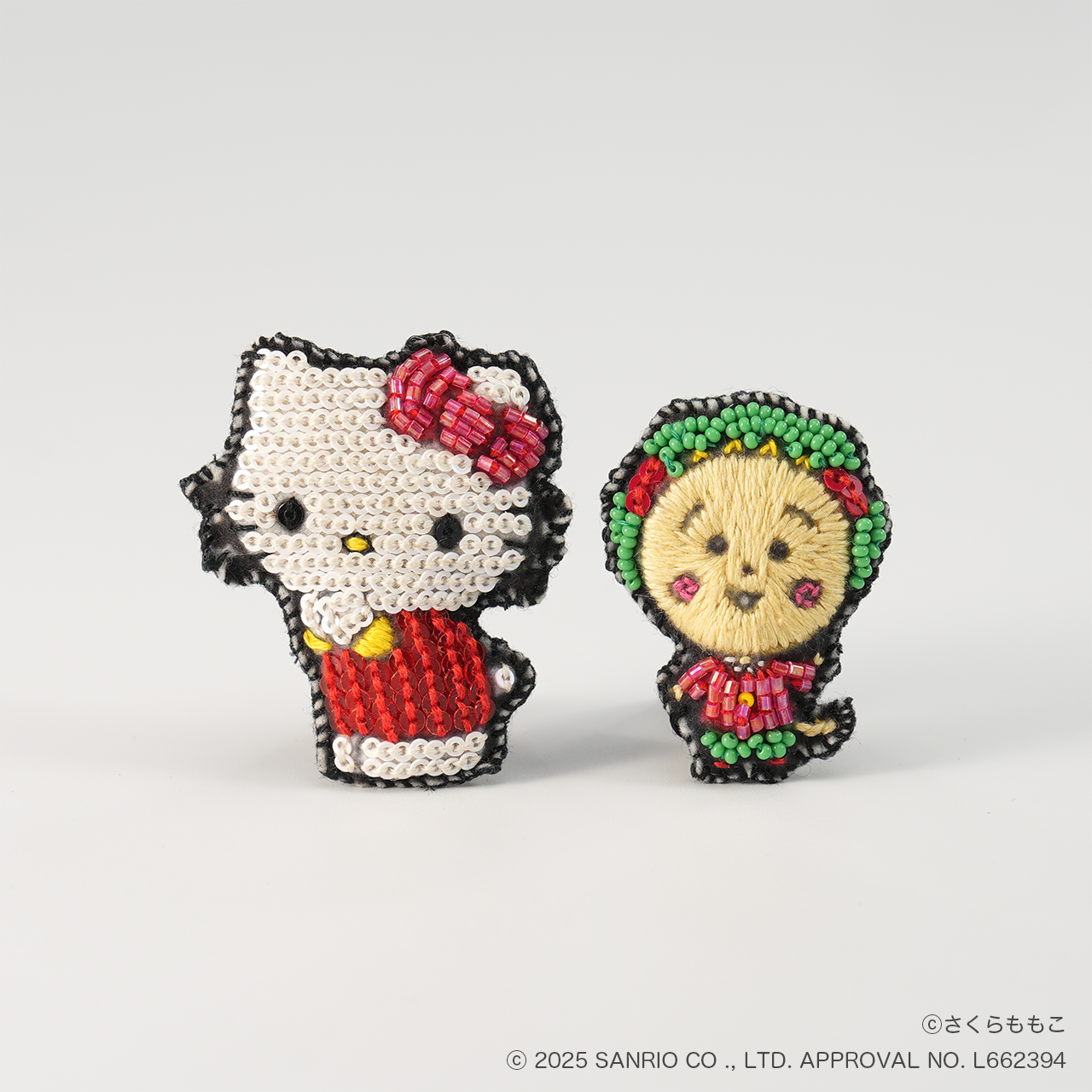 Hello Kitty Collection展 会場限定 ミニマスコットブローチ Hello Kitty Collection展 会場限定 ミニマスコットブローチ