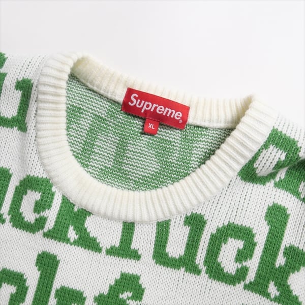 Size【XL】 SUPREME シュプリーム 22SS Fuck Sweater White ニット
