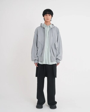 【26SS】Tamme タム / フーディー 長袖 /CWU-45P HOODIE GREY