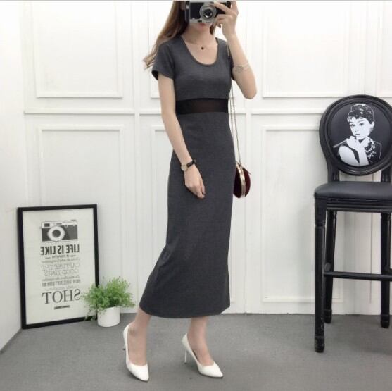 秋 セクシー フィット ロングワンピース ロングワンピース セクシー