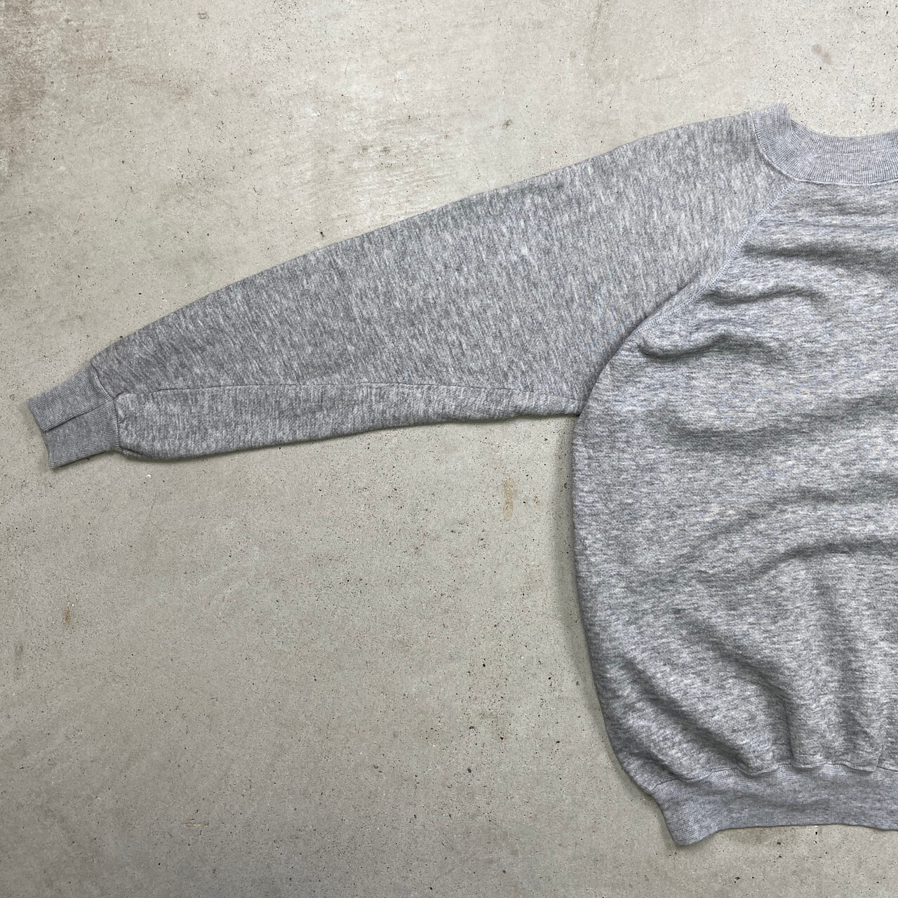 90年代 USA製 Hanes ヘインズ ラグランスウェットシャツ ブランク 