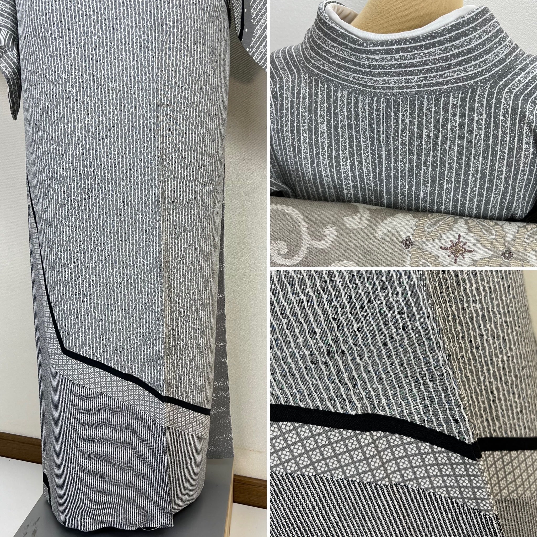 新品未使用品【京友禅競技会大会受賞柄】正絹 袷 訪問着s758 新品未使用品【京友禅競技会大会受賞柄】正絹 袷 訪問着s758