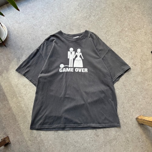 2008s GAME OVER print T-shirt【仙台店】