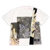 【tshirts253】S size KIMONO & print T-SHIRTS