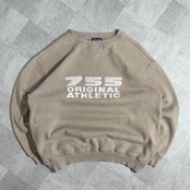 【神配色】オールドギャップ スウェット 90s 紺タグ ロゴ刺繍 一点物 極希少