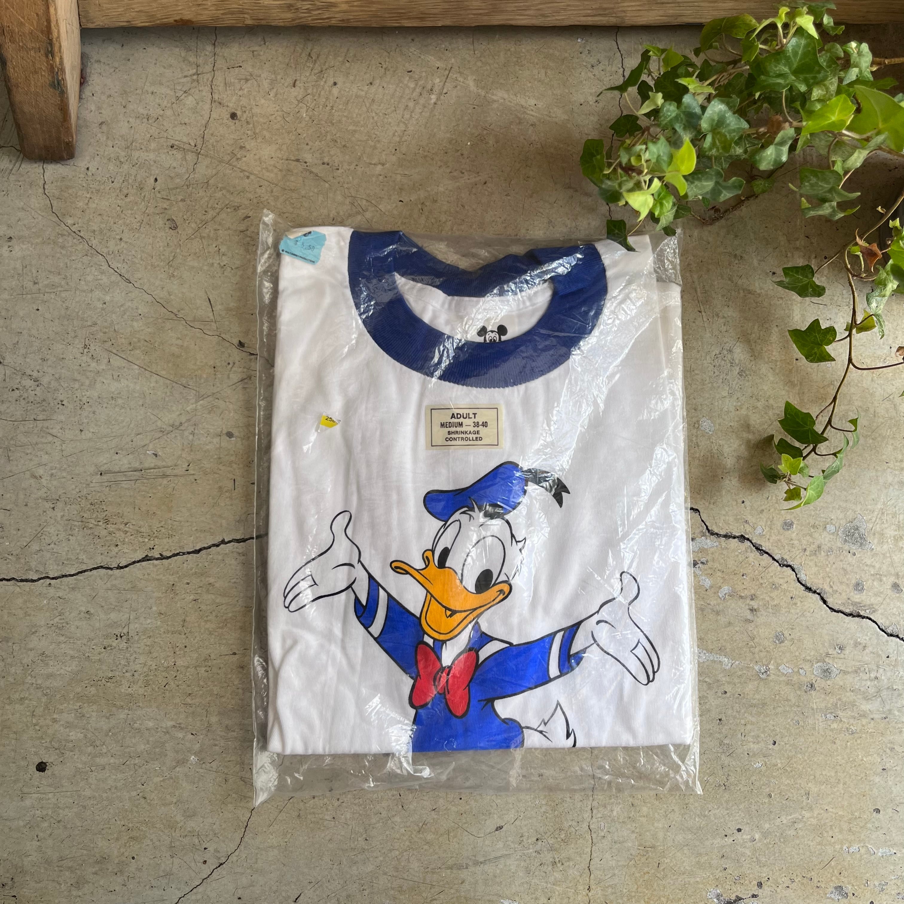1980’s Deadstock Walt Disney Production "Donald" Ringer Tee /M