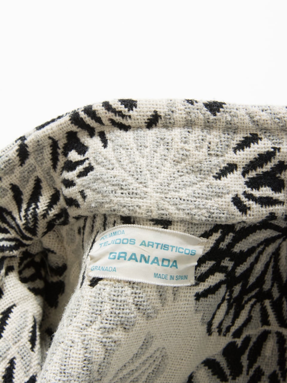 【Made in Spain】Jacquard poncho jacket（スペイン製 ジャカードポンチョジャケット）1c