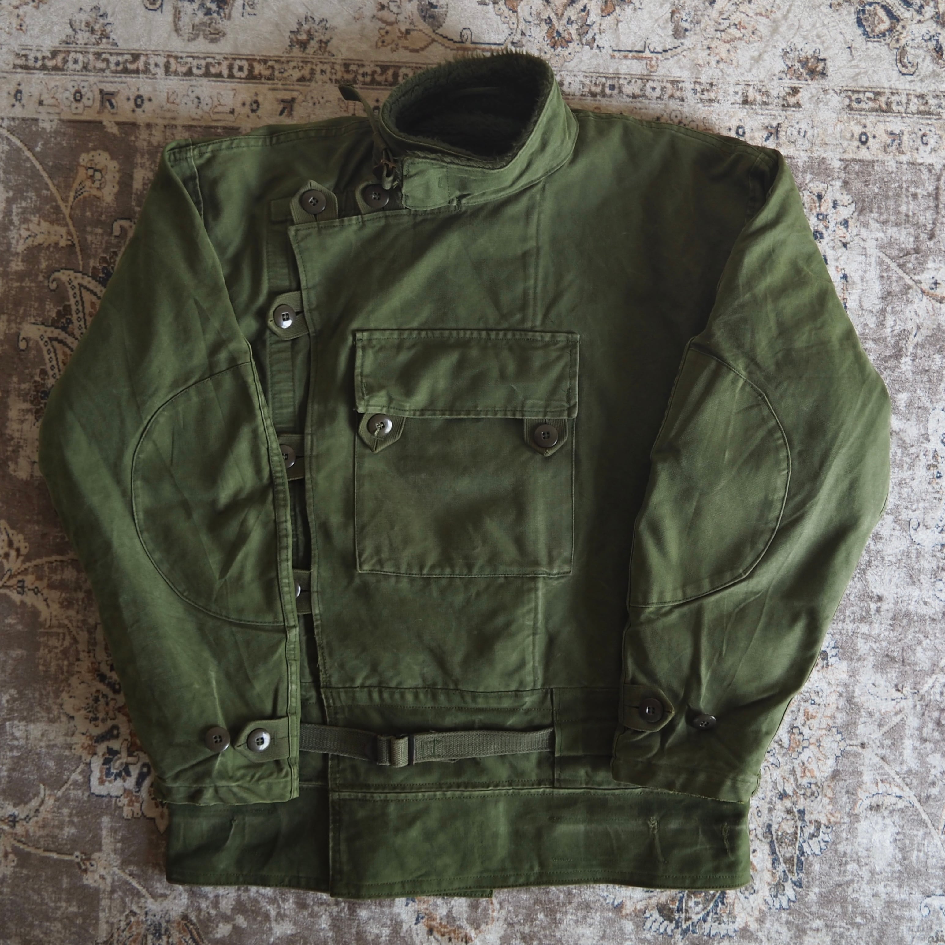 Swedish army Motorcycle Jacket with Liner 60's | 'bout Swedish army Motorcycle Jacket with Liner 60's | 'bout