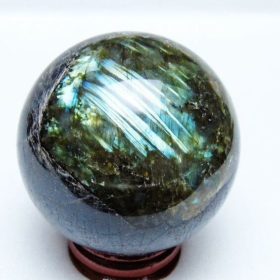ラブラドライト 丸玉 61mm スフィア 一点物 151-9207