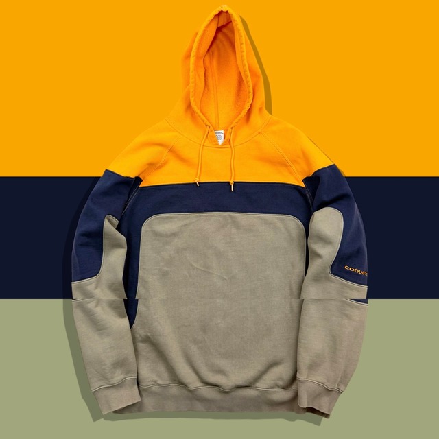 2001 Columbia CONVERT Color Block Sweat Hoodie