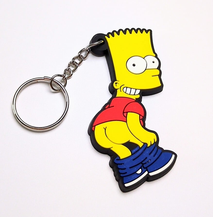 送料無料！☆ラバーキーホルダー☆ 〘274〙【 The Simpsons