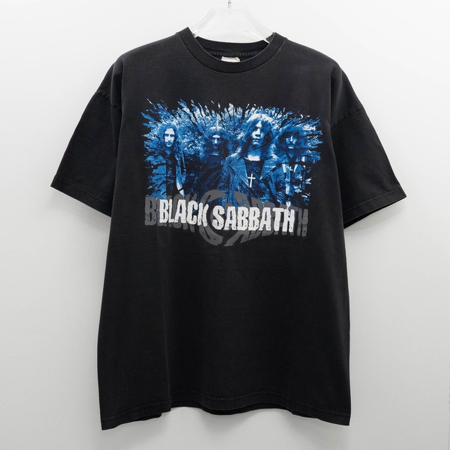 Black Sabbath " Member Photo Black/Blue " Cronies Fits XL【E8-142】