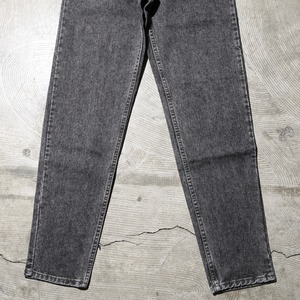 Deadstock 28×32 Levi’s 550-4858 先染めブラック デニムパンツ リーバイス