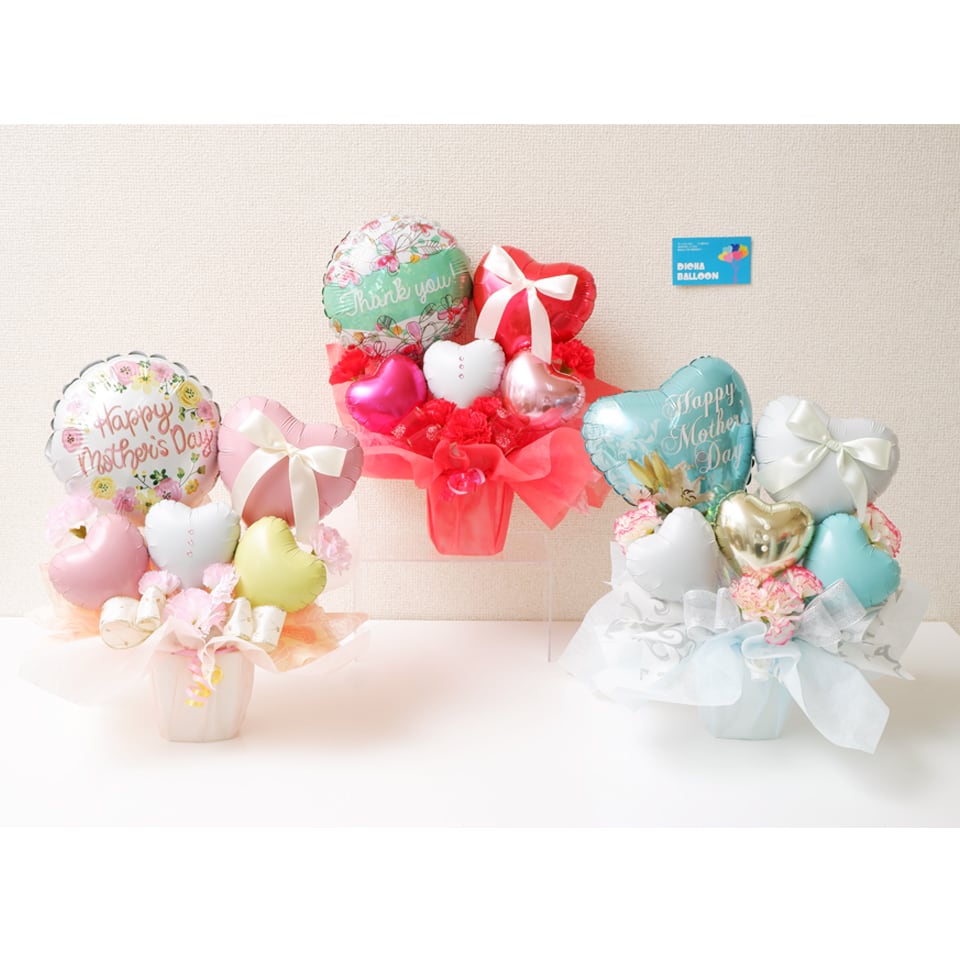 Mothersdayアレンジ ーFlower Pink― | dicha balloonーバルーンのお店