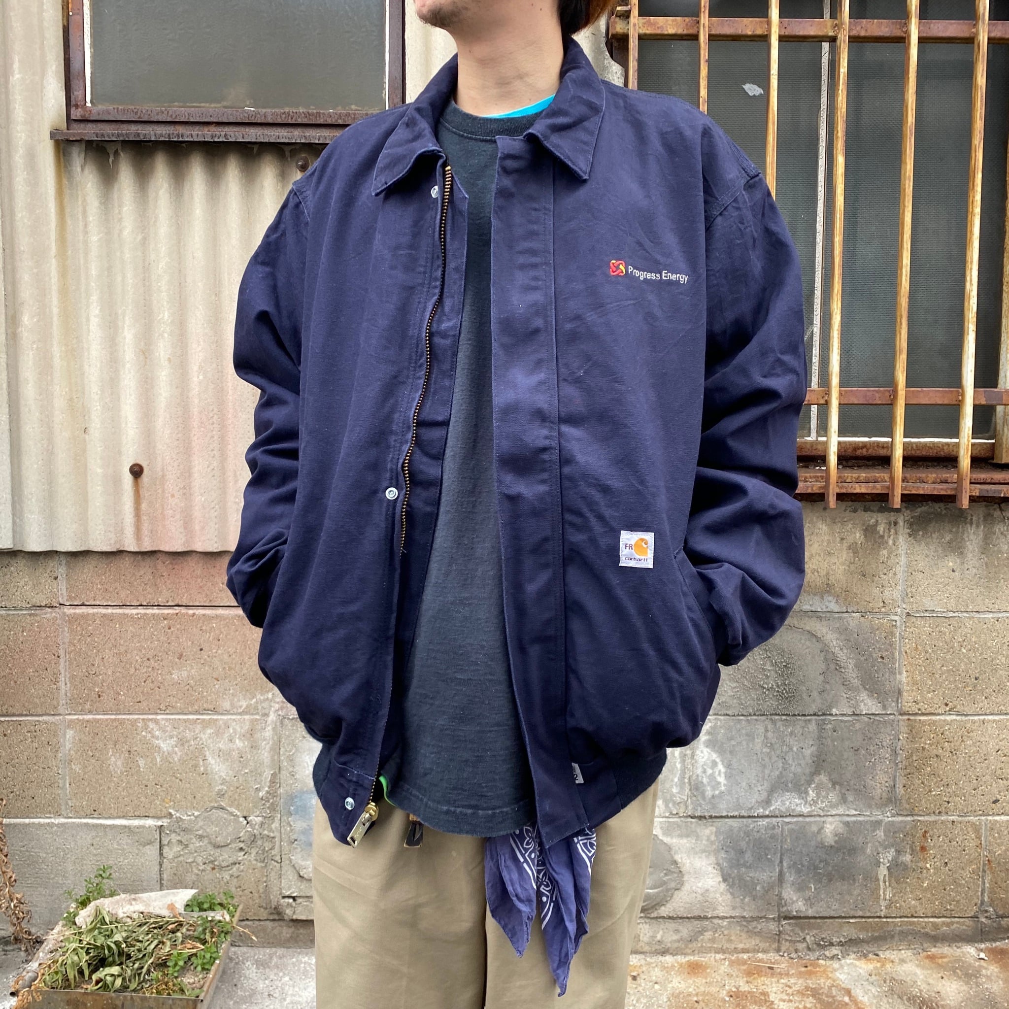 【メキシコ製】 カーハート FR carhartt デニムパンツ ブルー W32