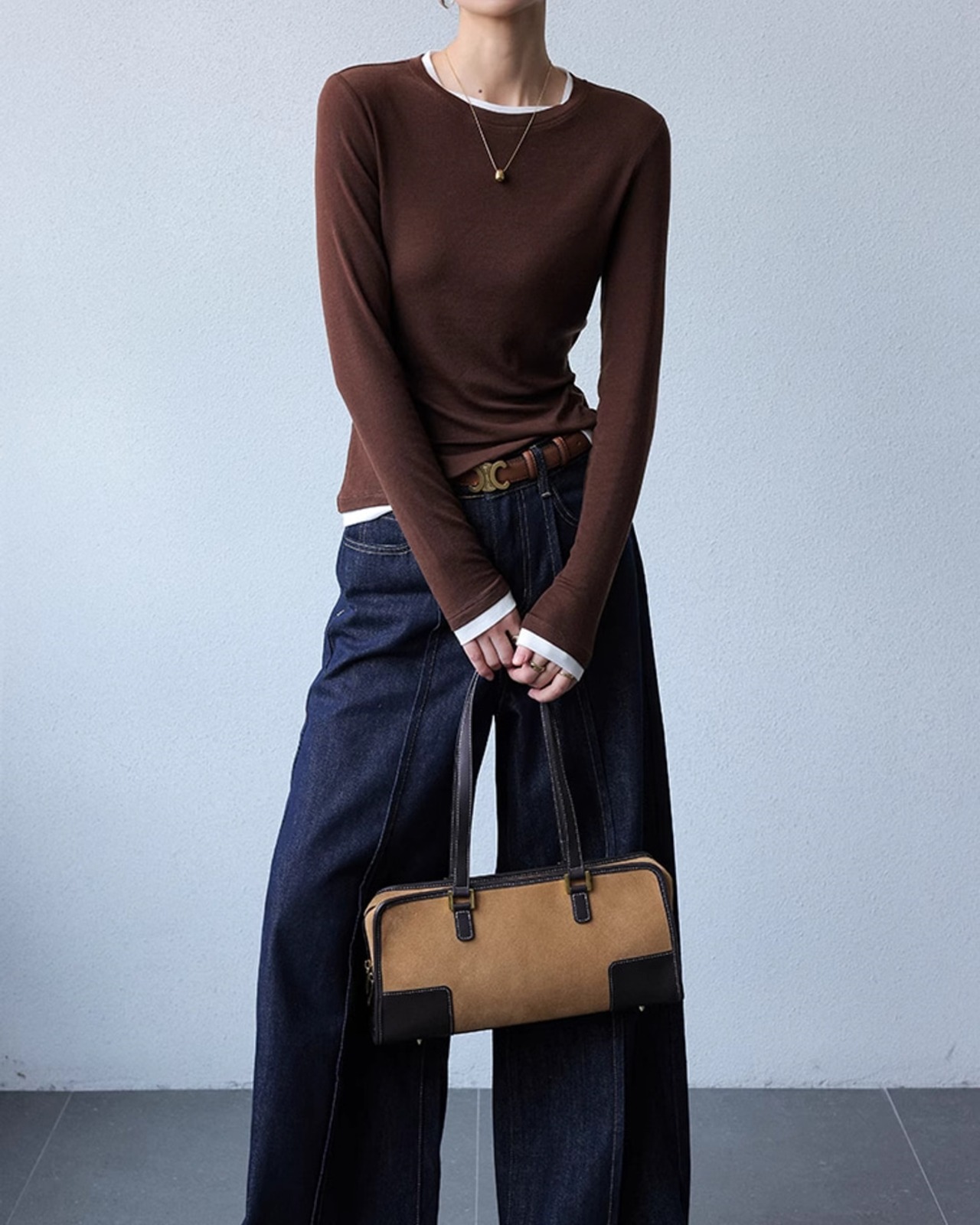 Fake layered Tshirt T20245