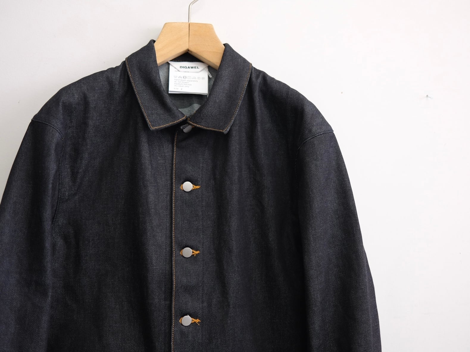 DIGAWEL”DENIM JACKET INDIGO” | Lapel online store
