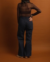 NICENICE MOMENT / Mesh Ls Shell - Mesh Cherry Lacquer(Brown)