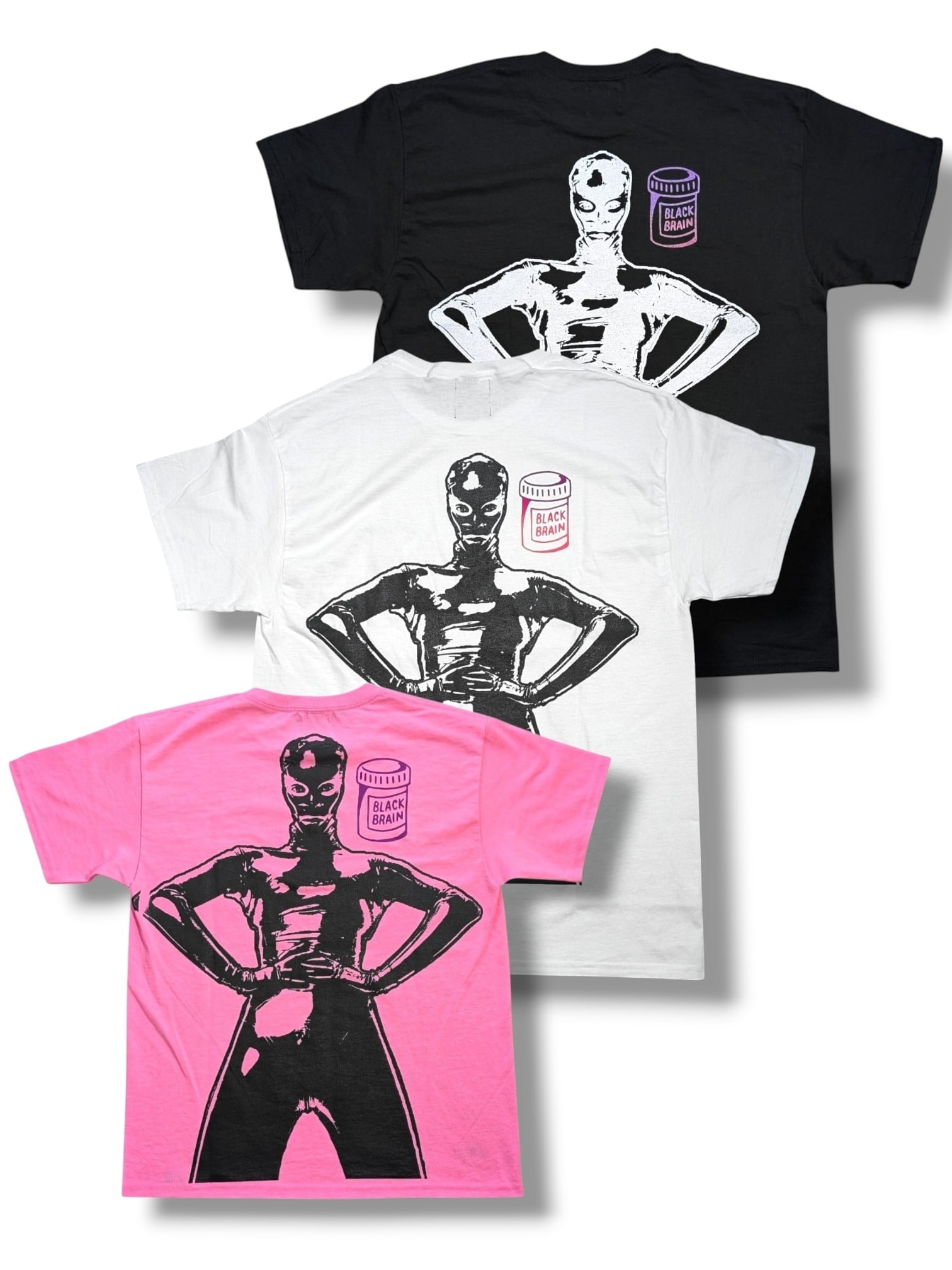 Latex SS Tee | BLACK BRAIN