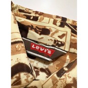 70s Levi's "OVER OLL PATTERN" SHIRT Size M程