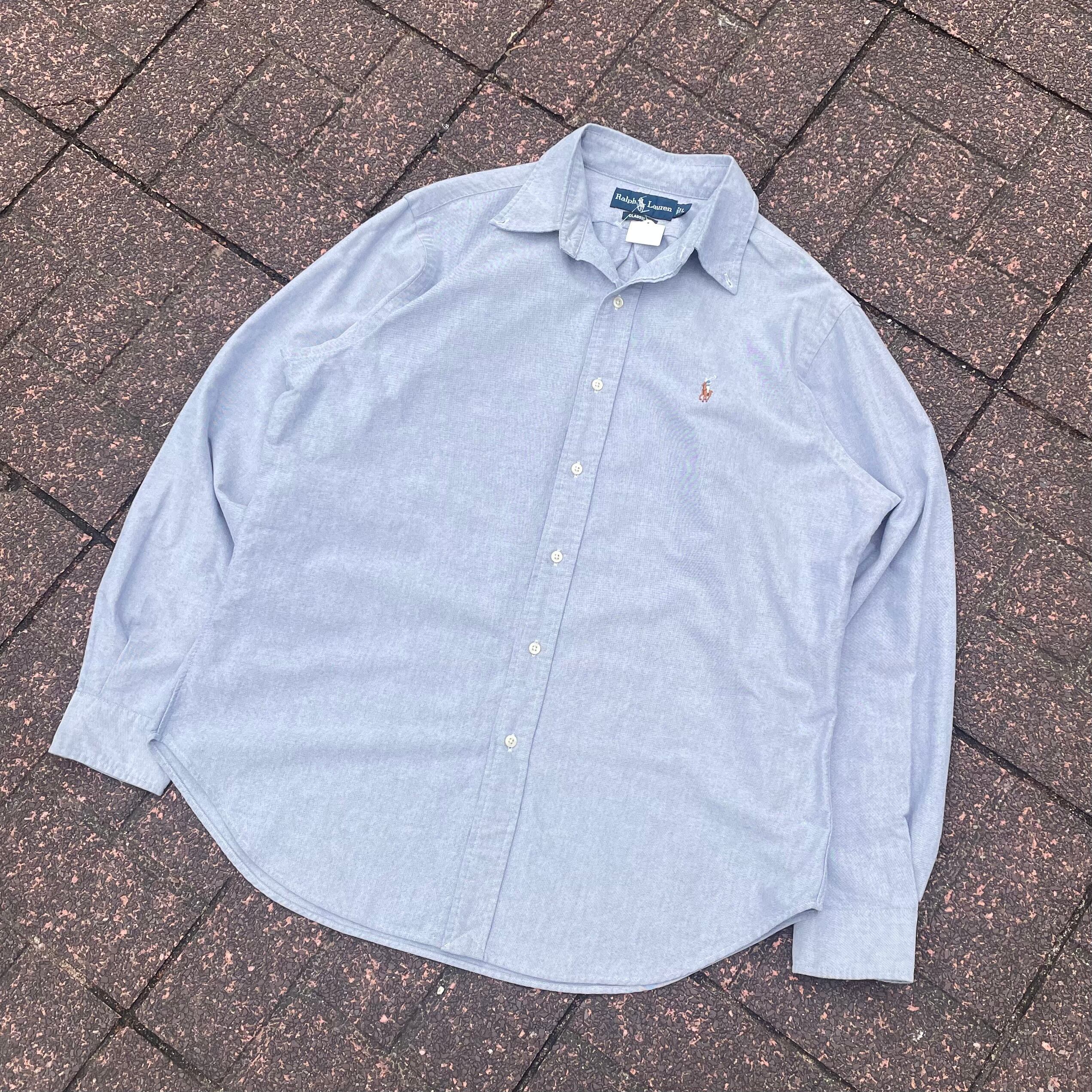 まるでシャンブレー】90's〜 Polo by Ralph Lauren Cotton L/S Shirt