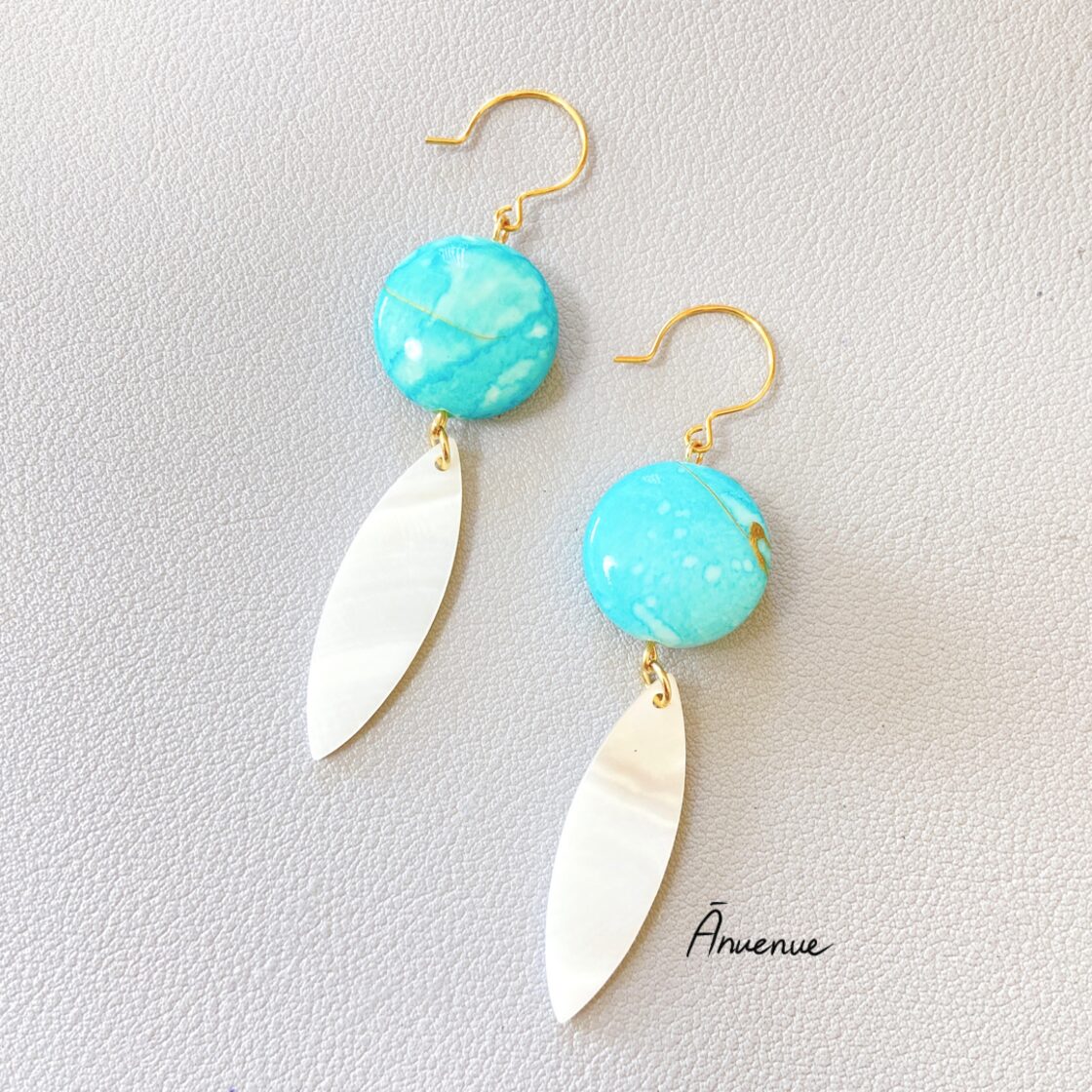 ターコイズシェルピアス | PAY ID