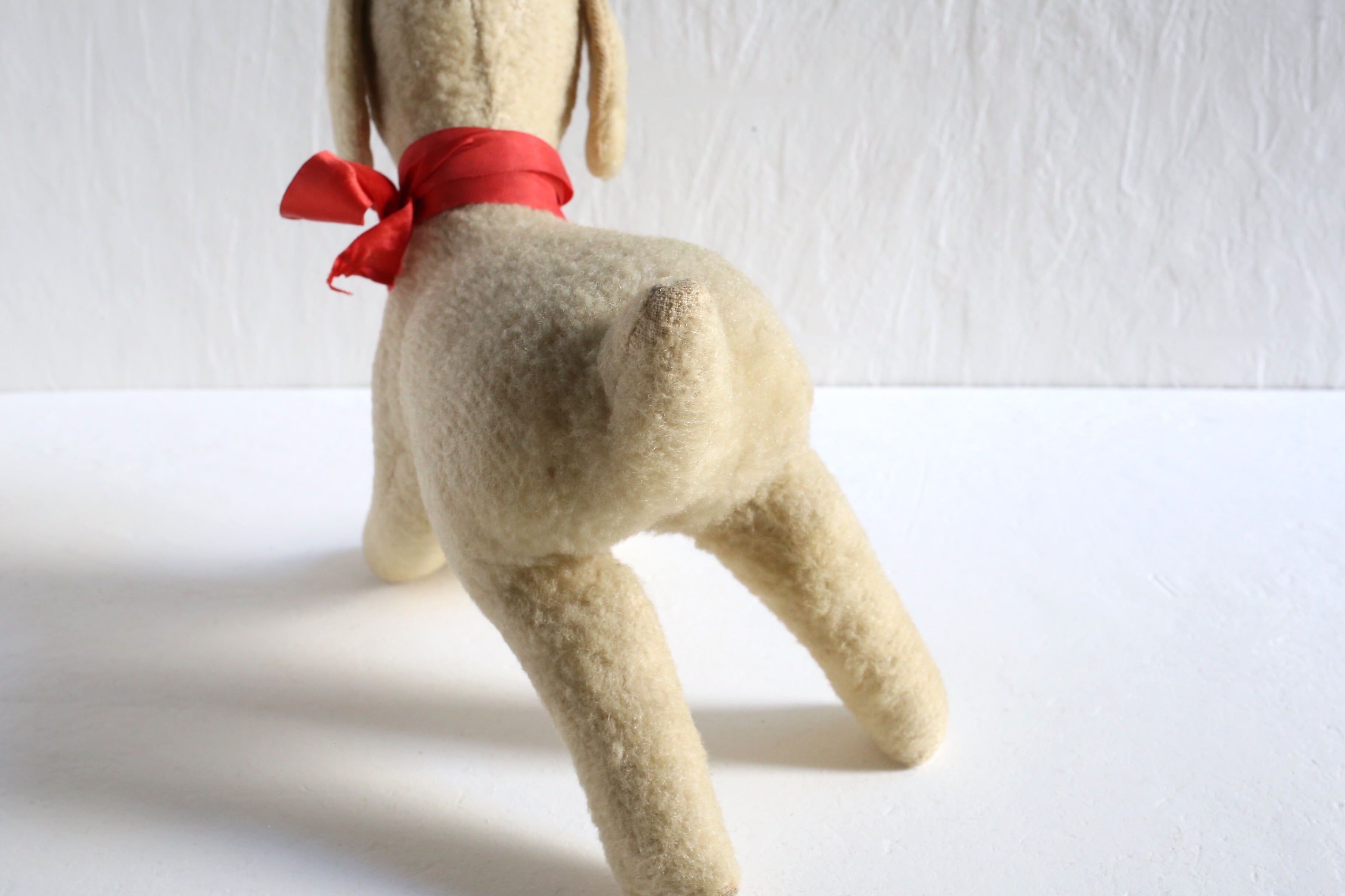 フランス アンティーク ヴィンテージ ぬいぐるみ ラム 子羊 (子ヤギ