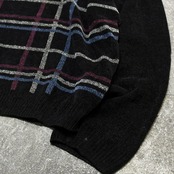 Craft & Barrow check chenille knit