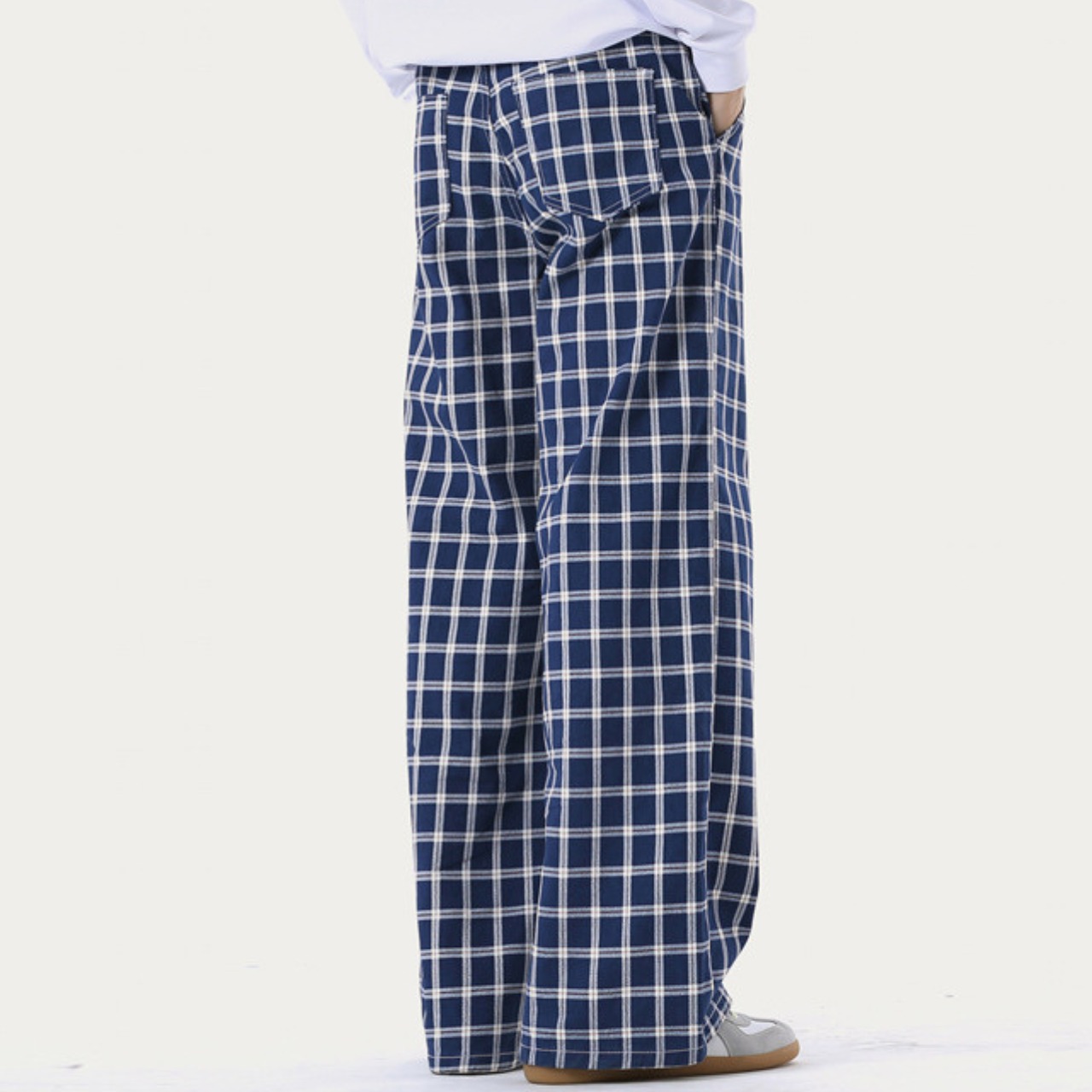 【Daily Outfit】チェックワイドパンツ【XS～２XL】　TB2029・画像5