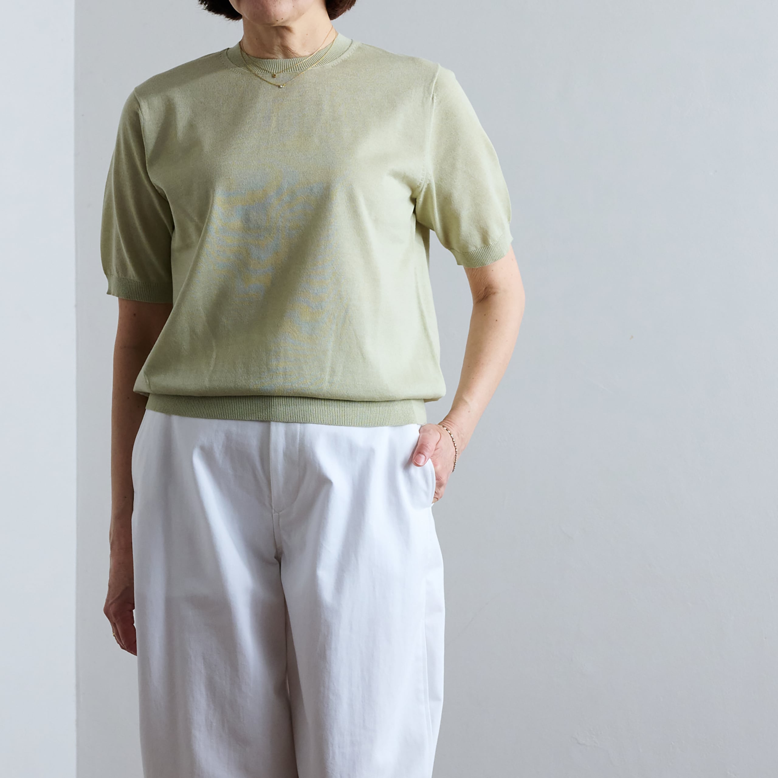 30%off】SLOANE スローン 16G天竺 リサイクルポリエステル×コットン
