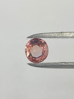 パパラチャサファイア　0.687Ct CGL鑑別付き