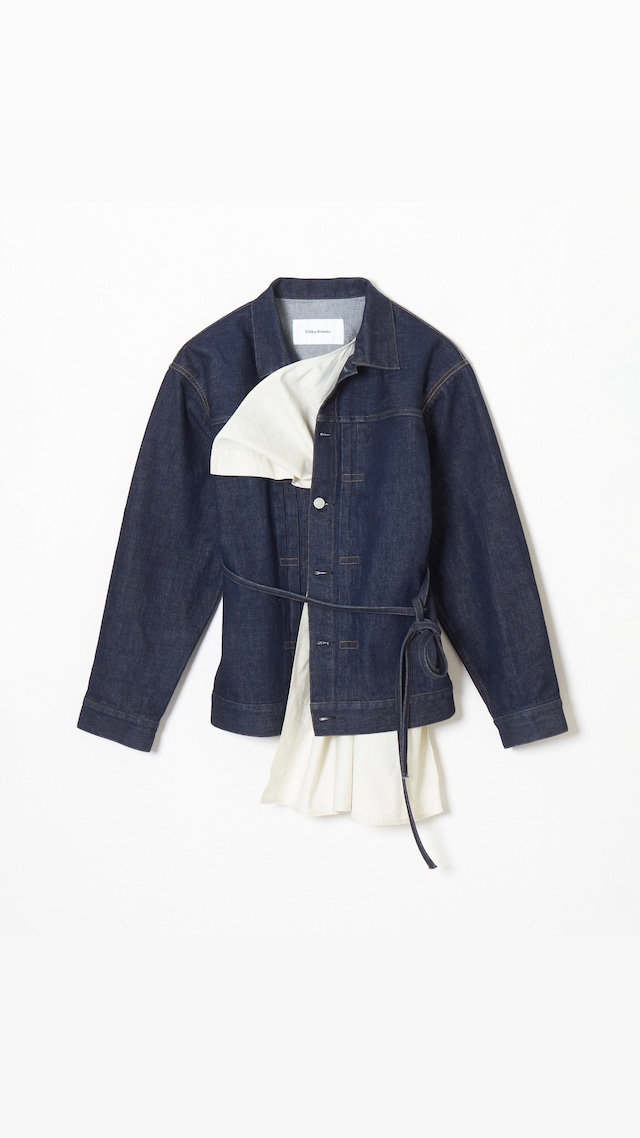 Chika Kisada -denim blouson- :BLUE, :INDIGO,