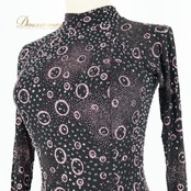 社交ダンス 衣装 Centini Alta Moda ドレス ワンピース スタンダード ブラック系 ピンク系 ホワイト系 黒 デモ 競技 ファー 毛 羽 ダンス パーティ 発表会 高級感 ふわふわ 華やか 上品 大人 キラキラ
