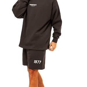 ESSENTIALSエッセンシャルズ1977ロゴスウェットハーフパンツ¥23000+tax