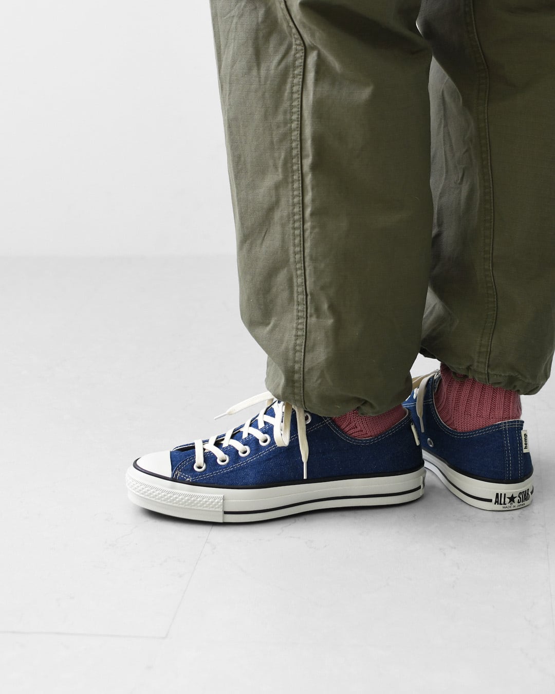 Gramicci [グラミチ] Gramicci & CONVERSE ALL STAR J HEMP DENIM OX