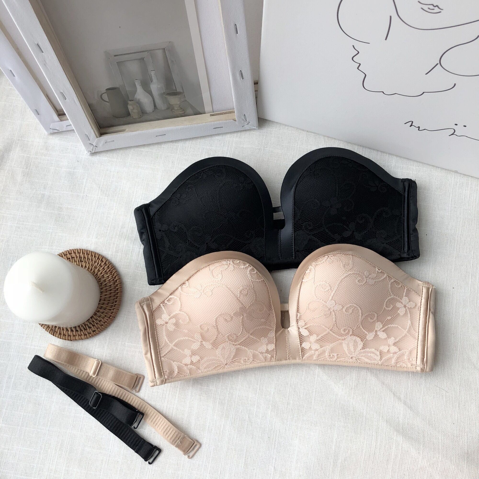 ストラップレスリング ブラ 指輪 YY-ファッション91250302419