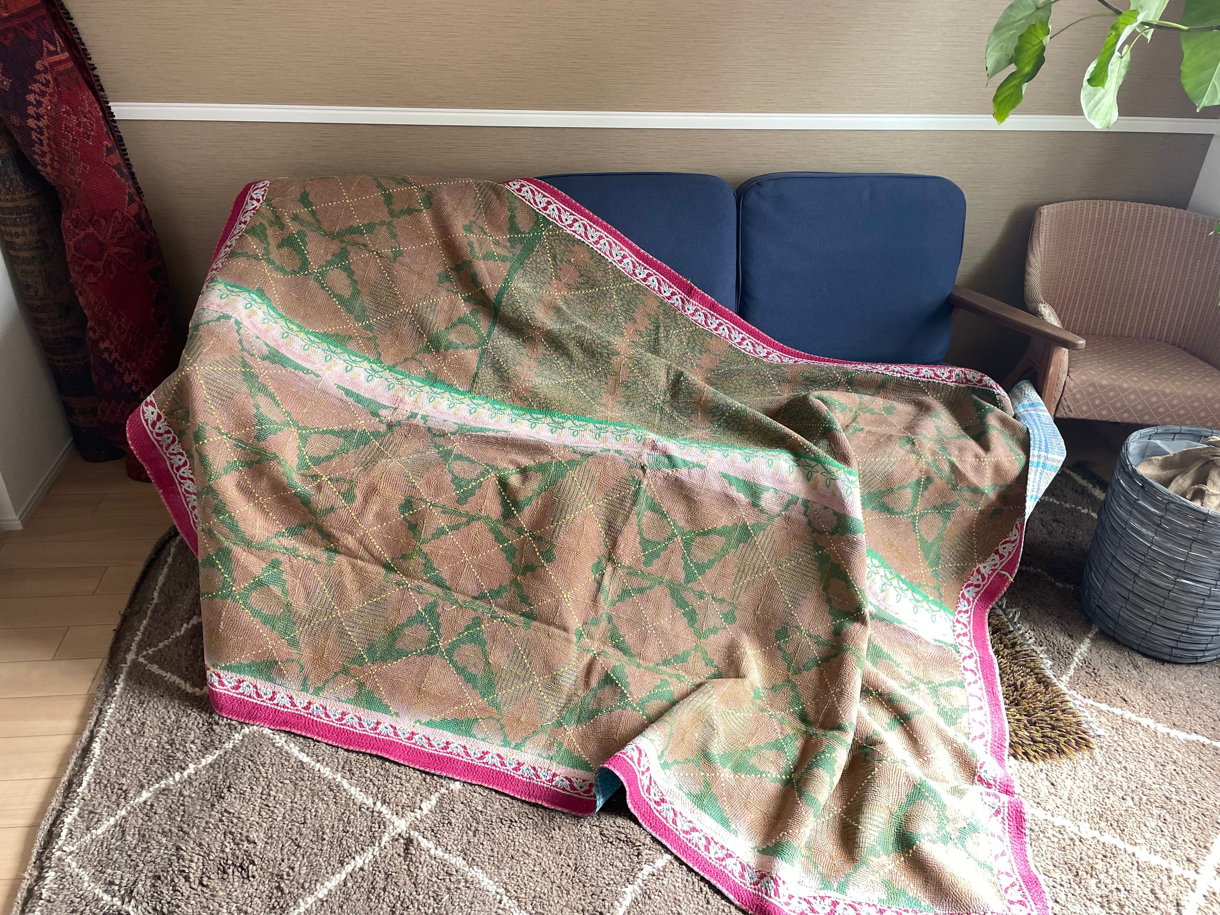 インド ビンテージラリーキルト カンタ grch