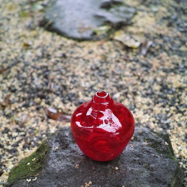 赤の花器　右 DutZフラワーベース シリンダーレッド11 | Lynn flowers