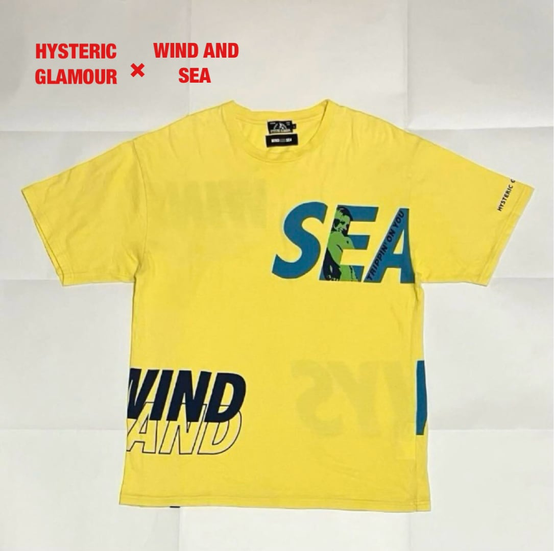 HYSTERIC GLAMOUR WINDANDSEA コラボ Tシャツ　XL WIND AND SEA 新品 ウィンダンシー x ヒステリックグラマー HYSTERIC