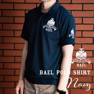 BAEL POLOSHIRT〈NAVY〉