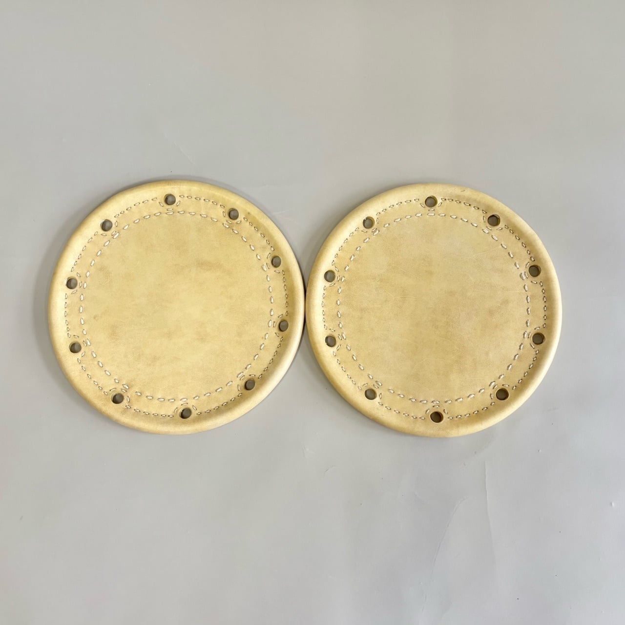 締太鼓皮　三丁掛　２枚セット