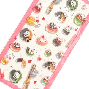 お菓子などうぶつ工房　ぷっくりシールシート　洋菓子